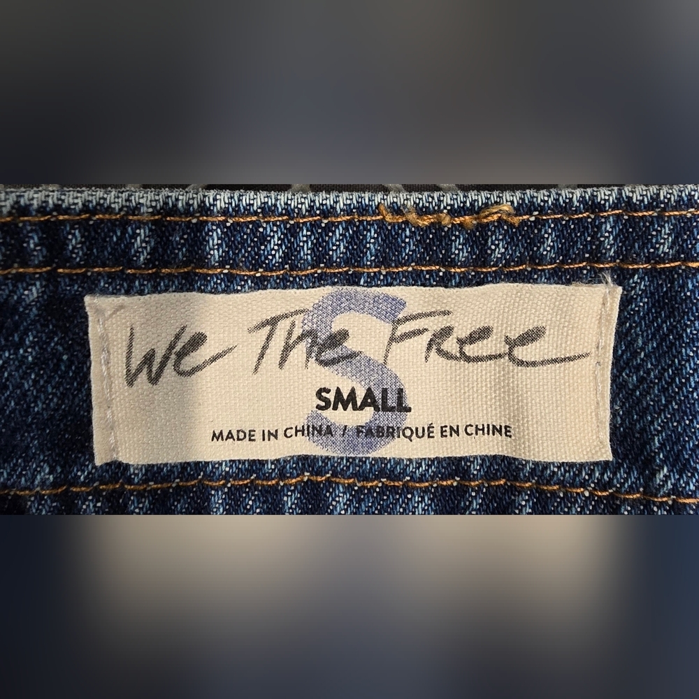 We The Free High Waisted Wide Leg Jeans Size Small - Picture 7 of 8